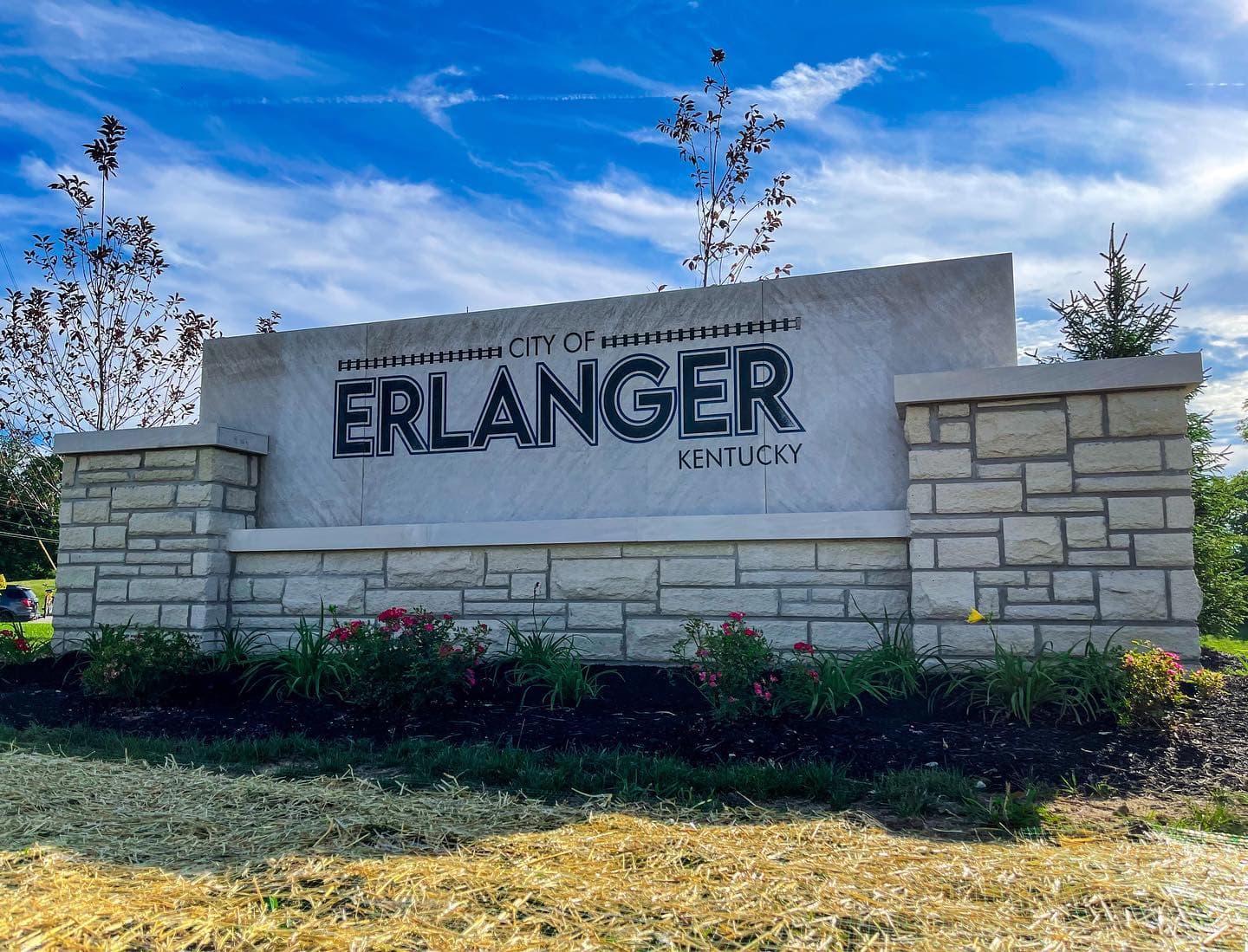 City of Erlanger entrance sign