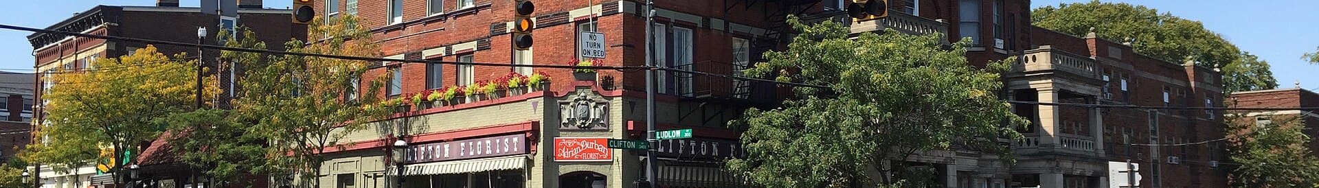 Clifton Gaslight District banner street